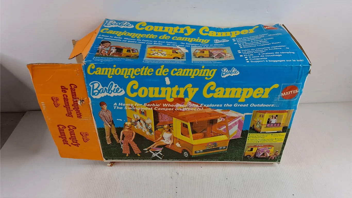 Vintage Barbie Camper Box - Empty