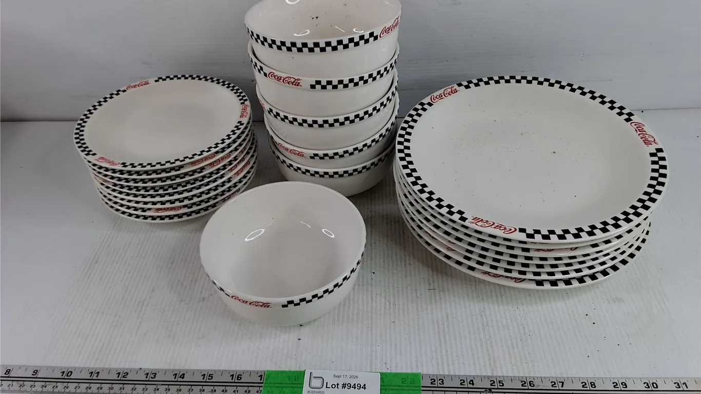 Ceramic Coca Cola Dining Plates & Bowls