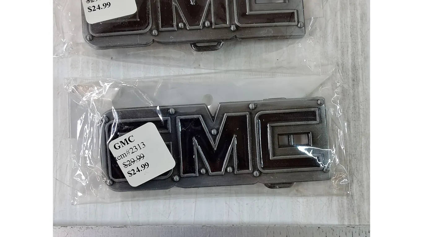 (2) GMC Belt Buckles