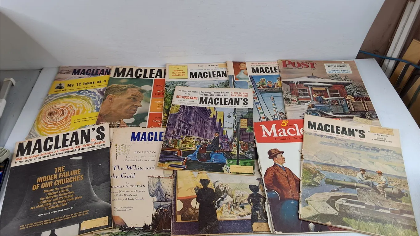 Vintage Post & Maclean's Magazines