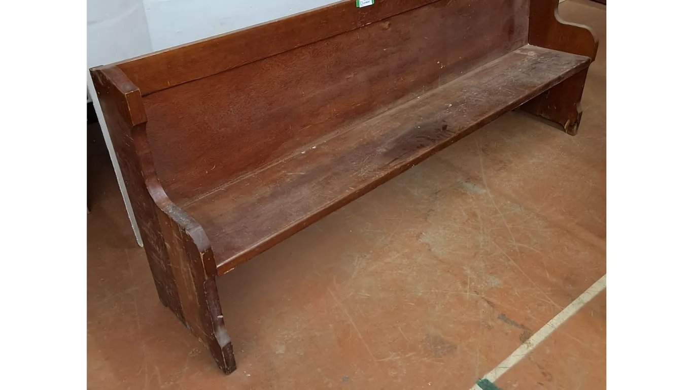 * Church Pew - 92x32x17" - Cannot Ship