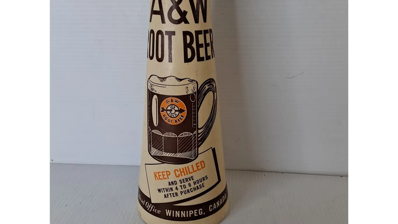 Vintage A & W Rootbeer Cone 10"