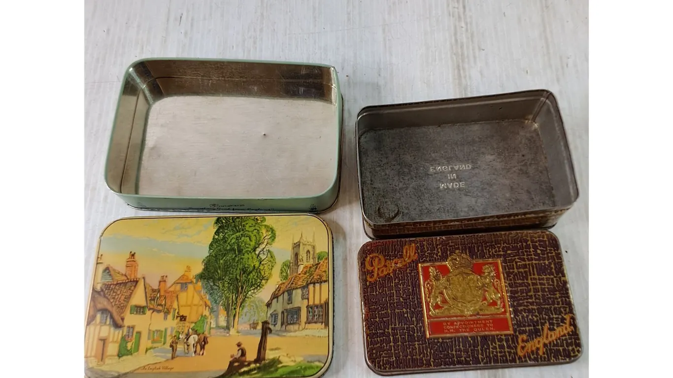 Bensons's English Toffee and Pascall Treat Tins