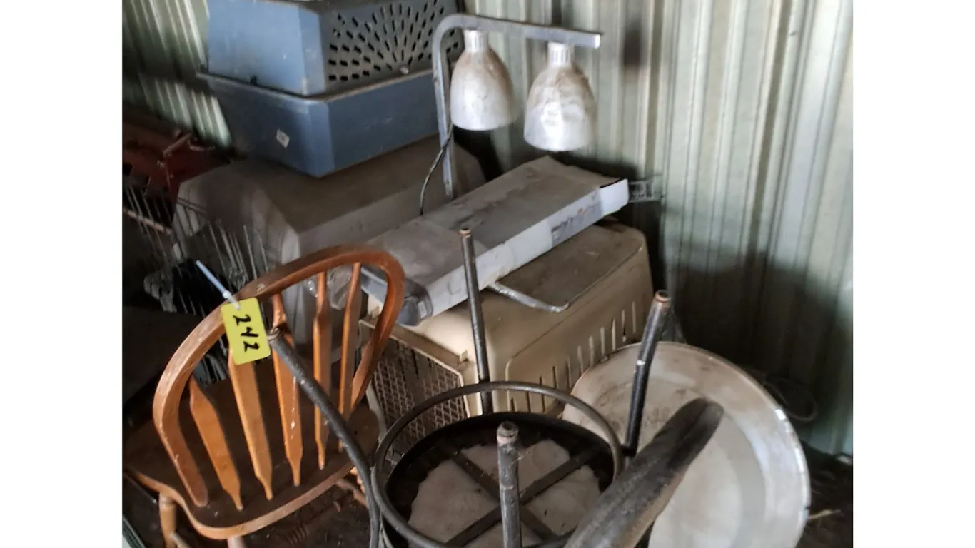 Pet Kennels, Yard Light, Chair Stacks, Warming Light, TV