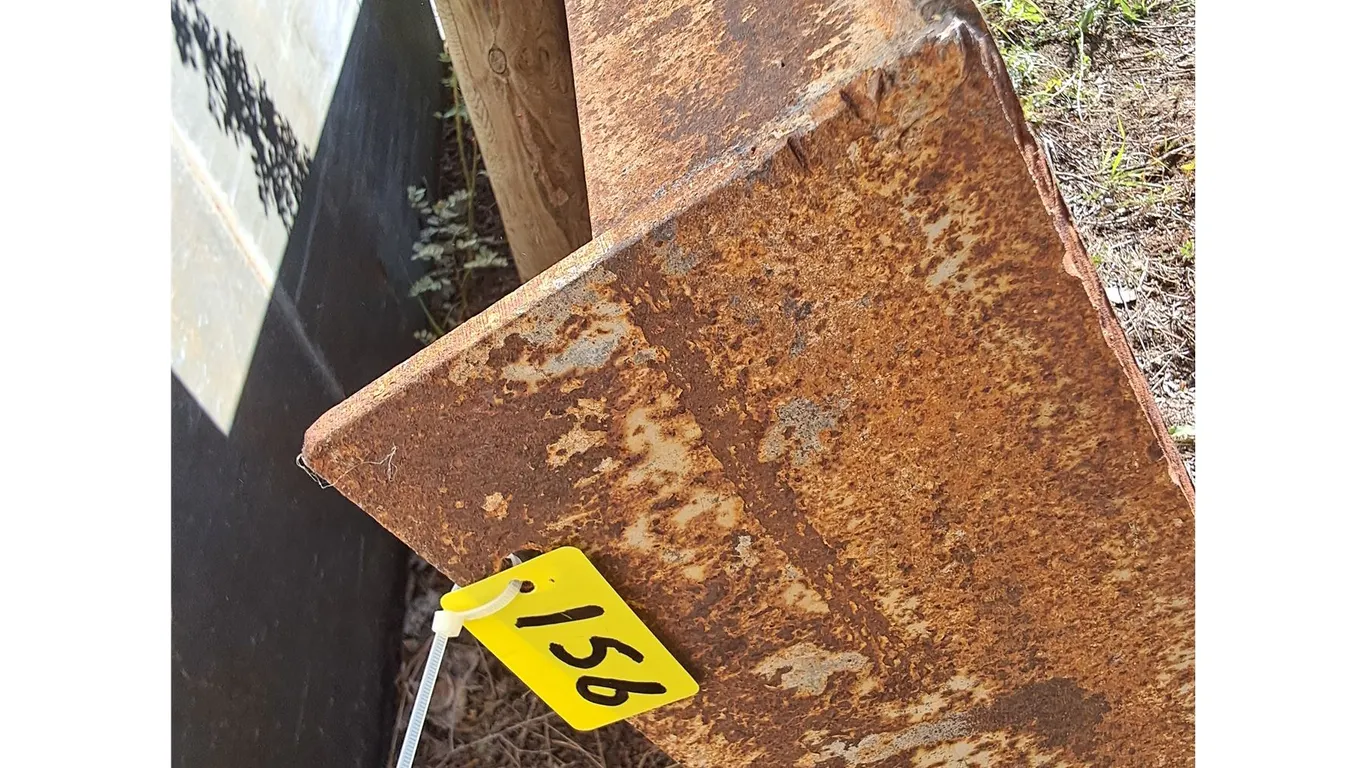 Metal 9' x 3' Table Top - 1/2" Plate