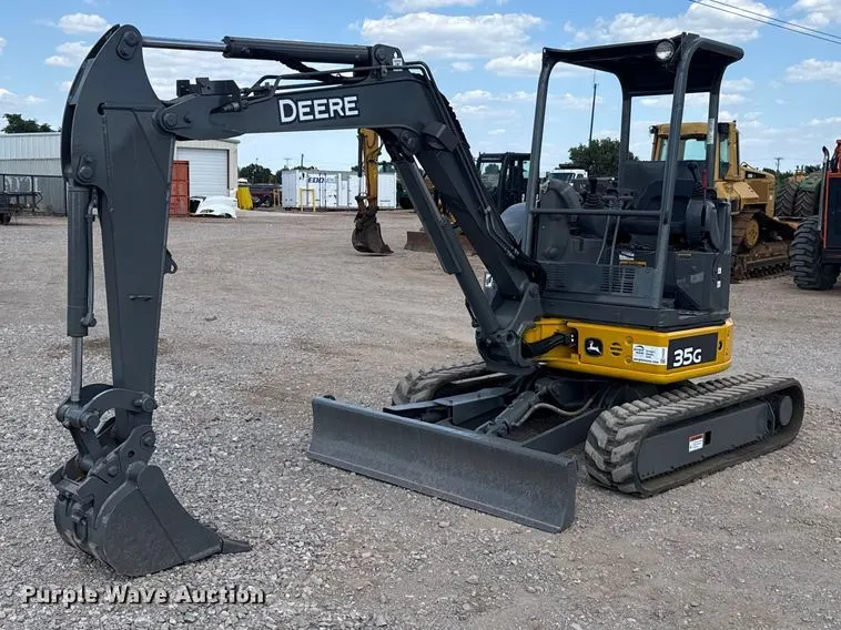 2015 John Deere 35G mini excavator