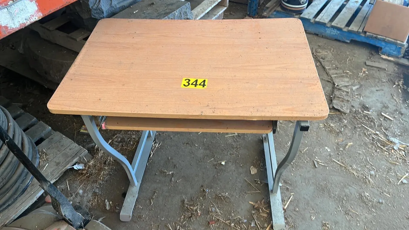 OFFSITE - Desk with slide out 24”x35 1/2”x30 1/2” tall.
