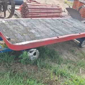 Antique 4 wheel wagon. 7Ft Long