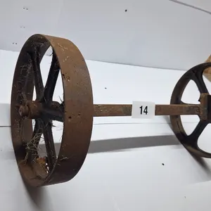 2 Wheels with axle. 27' W