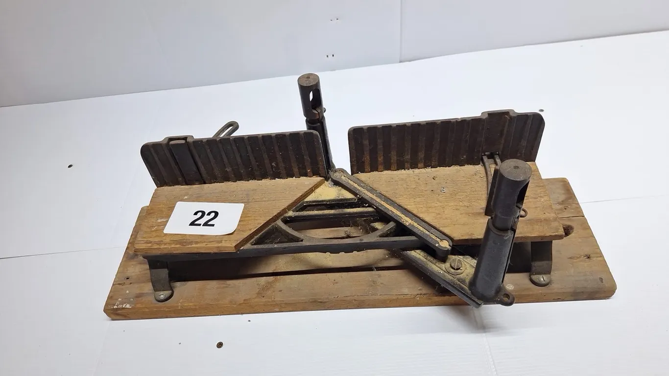 Antique miter box