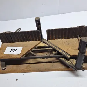 Antique miter box