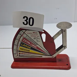 Vintage egg scale