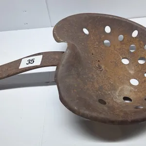 Vintage tractor seat