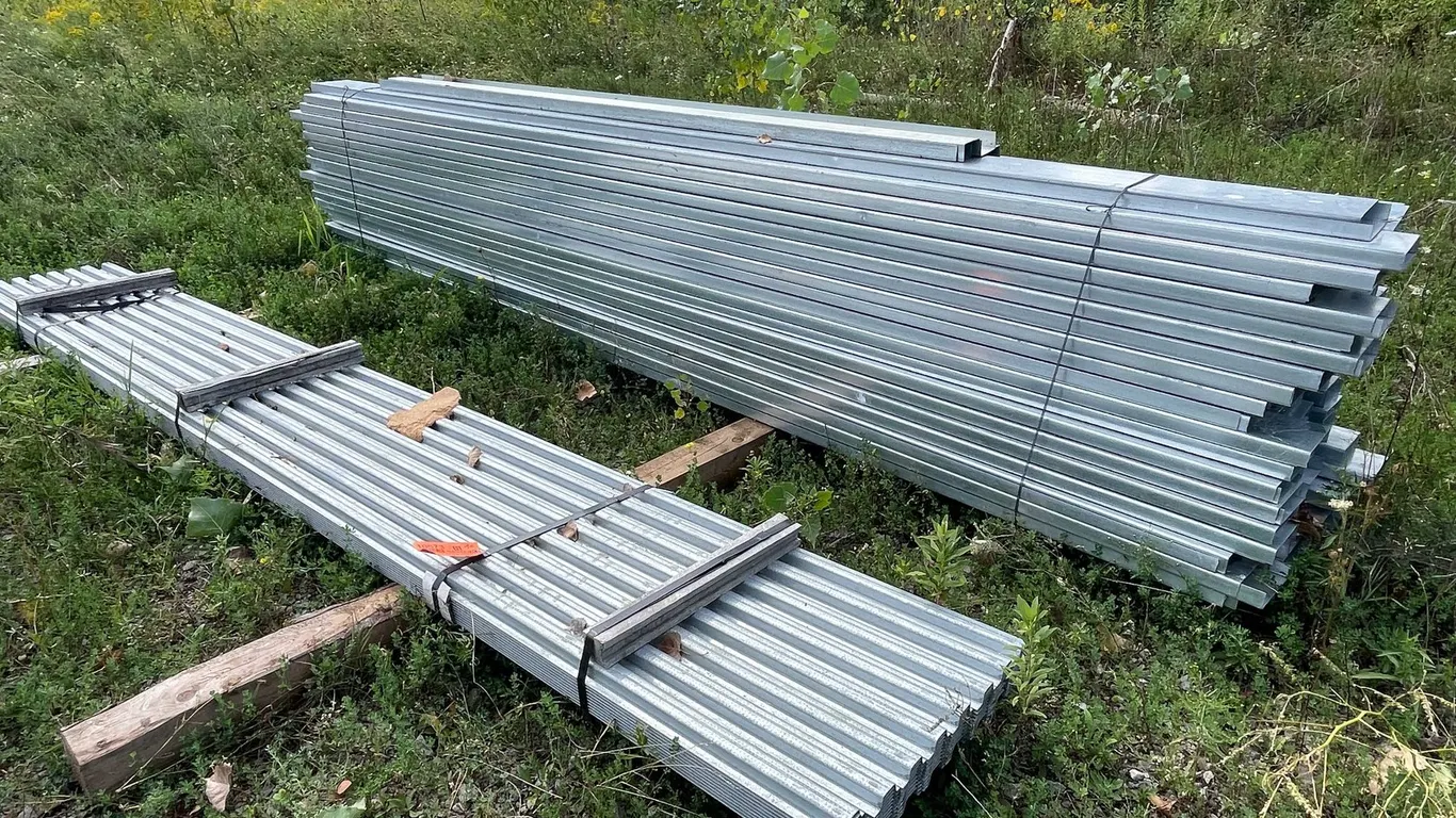(2) Piles of Galvanized Steel
