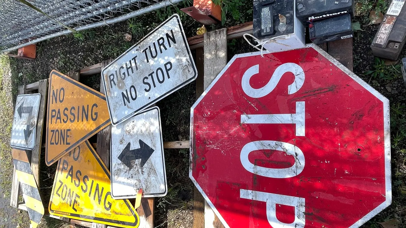 (7) Signs