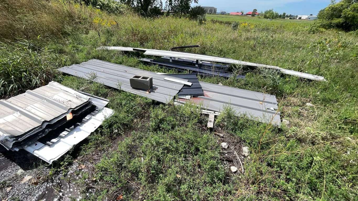 (3) Pallets of Used Corrugated Metal