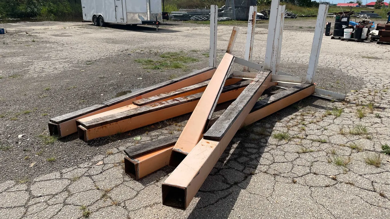 (6) Pallet Rack Posts