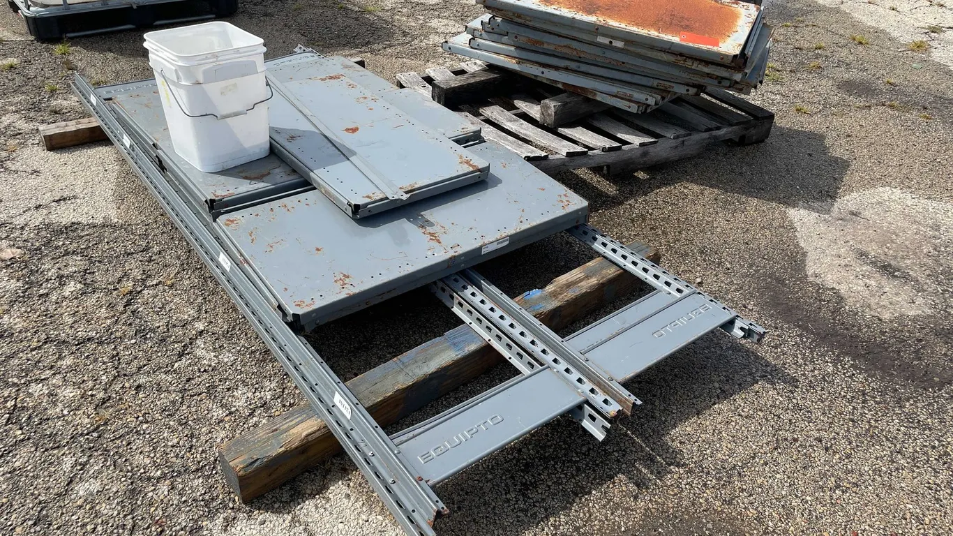 Metal Shelving Unit