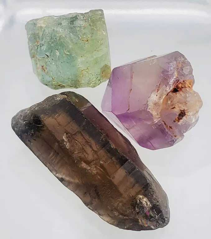 Natural Crystal Specimen Trio (98.5 ct total)
