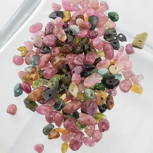 Drilled Tourmaline Bead Parcel (67.8 ct total, ~6×3 mm)