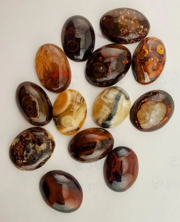 Chalcedony Parcel (51.2 ct total, 12×10 mm to 13×10 mm)