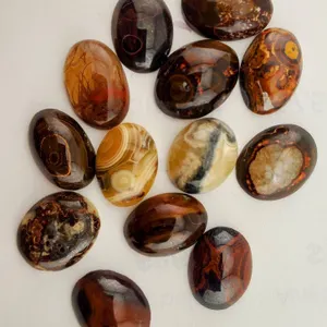 Chalcedony Parcel (51.2 ct total, 12×10 mm to 13×10 mm)