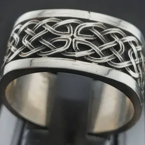 Handmade Cast Celtic Ring (Size 10)