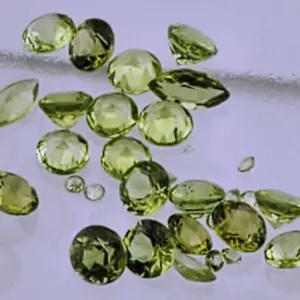 Peridot Faceted Gemstone Parcel (5.95 ct total, 1.5–4 mm)
