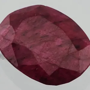 Faceted Oval Ruby (23 ct, 22×17 mm)