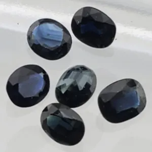 Dark Blue Sapphire Suite (2.75 ct total, 5×4 mm)
