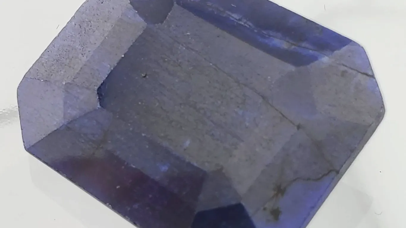 Dark Blue Sapphire (52.1 ct, 26.6×21 mm)
