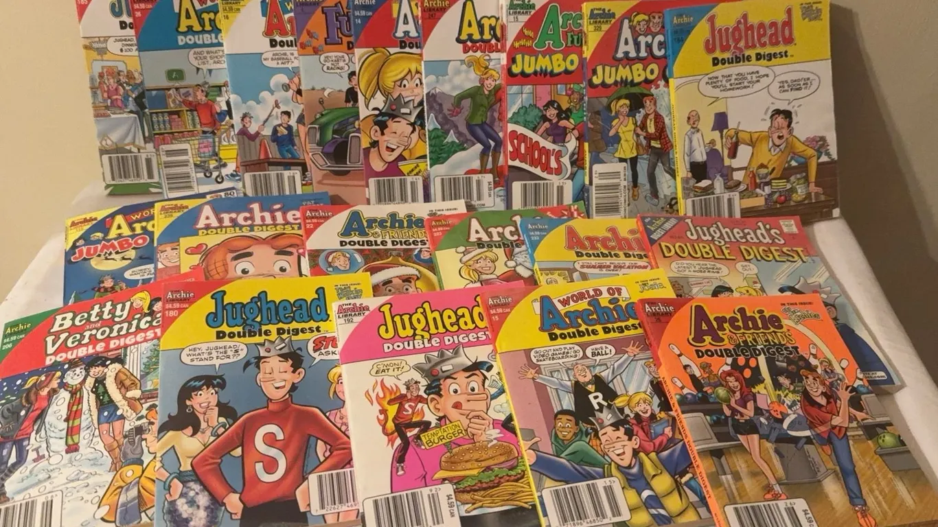 Archie and Jughead Double Digest Comic Book Collection, 20 Issues
