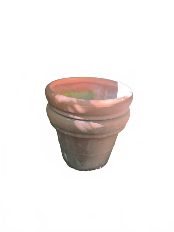 2 Extra Large Terra Cotta Garden Pots