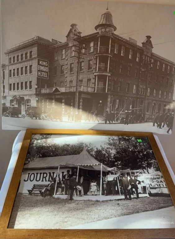Two Black and White Historic Photographic Prints