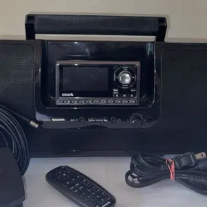 Sirius Stiletto Satellite Radio Boombox with Remote, Power Adapter, and Antenna