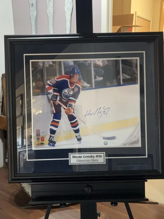 Wayne Gretzky Signed Photo, Edmonton Oilers, 41/99