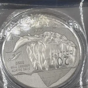 2013 Canada $20 Fine Silver Whale Coin