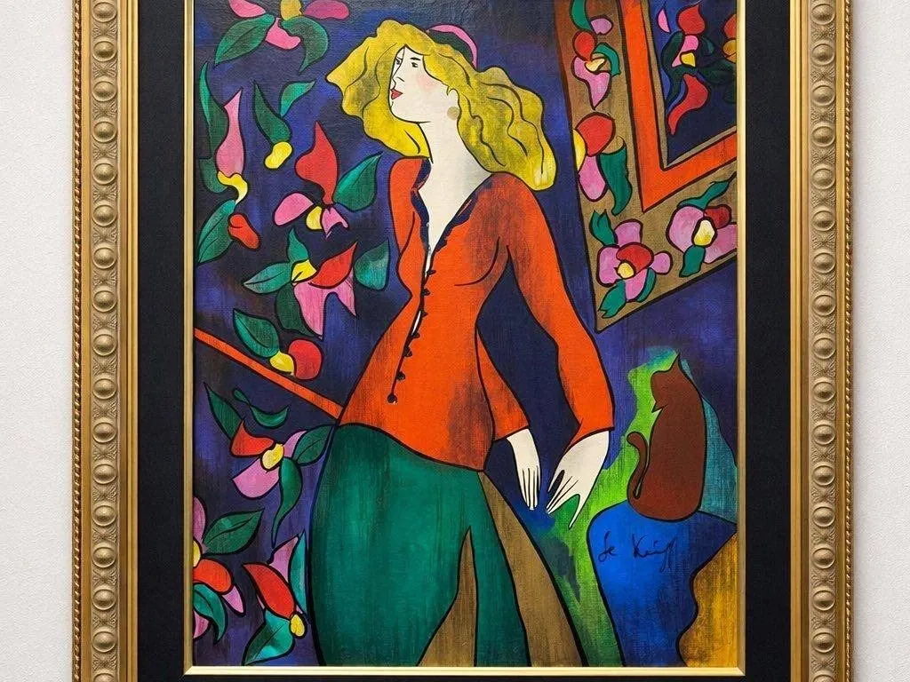 Linda Le Kinff Signed Serigraph Dans La Bibliotheque 38/150