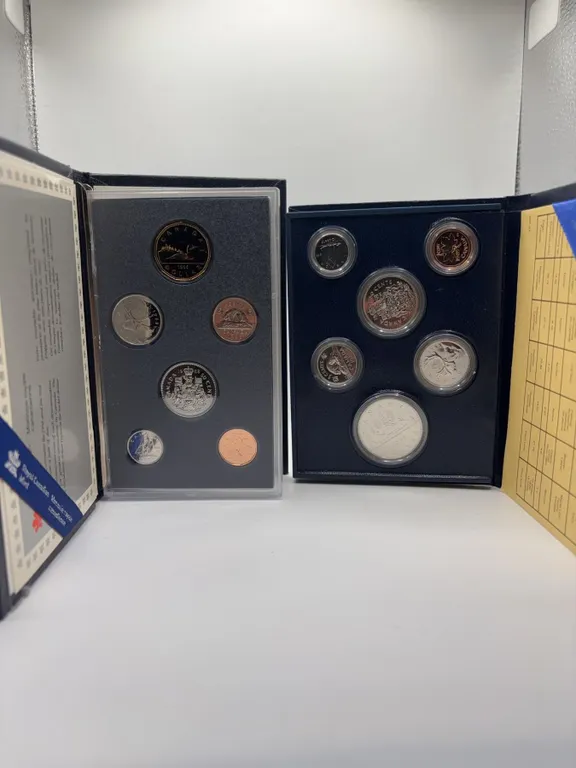 Canada Mint Uncirculated Coin Sets 1985 and 1988