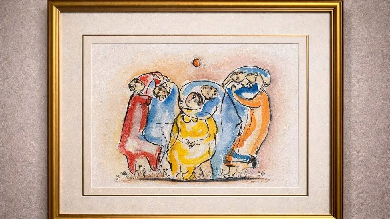 Mark Kanovich High Times 2008 Signed Watercolor