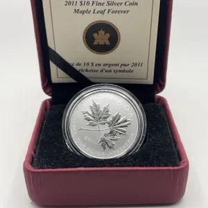 2011 Canadian $10 Fine Silver Maple Leaf Coin