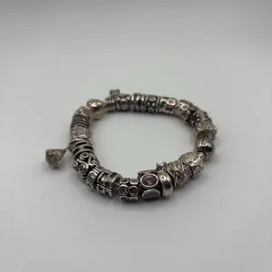 Pandora .925 Silver Charm Bracelet, 77.21g