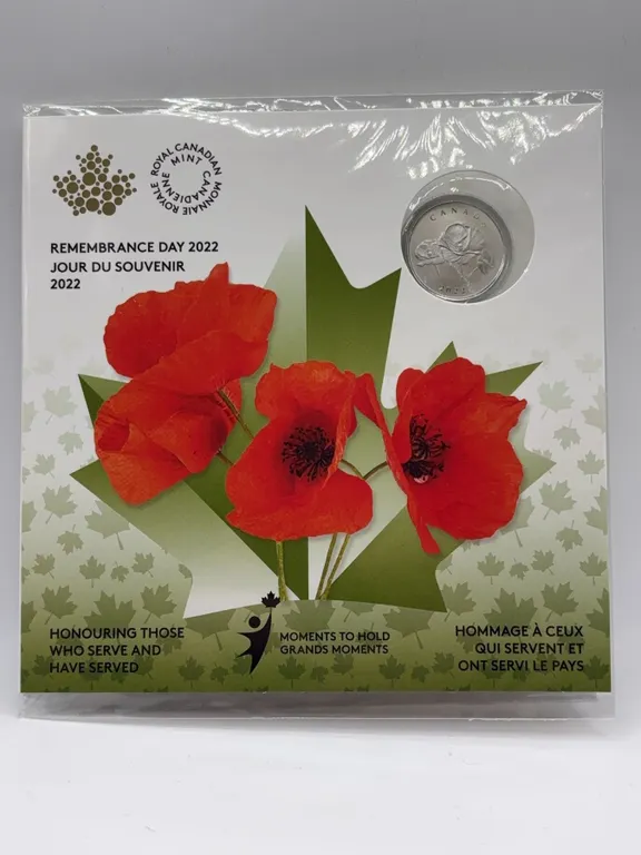 2022 Canada $5 Fine Silver Remembrance Day Coin
