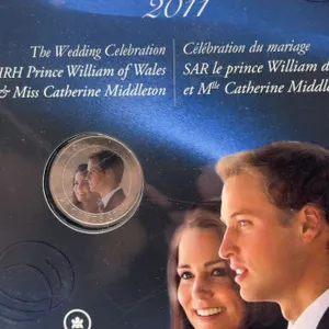 2011 Canada 25 Cents Royal Wedding Coin