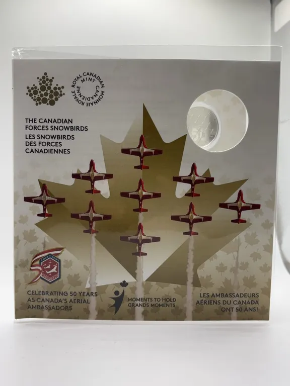2021 $5 Moments to Hold The Snowbirds - Pure Silver Coin