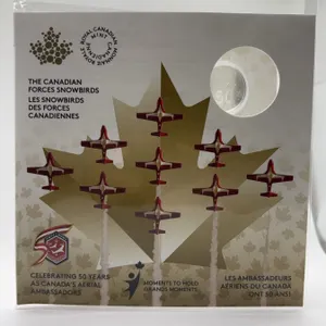 2021 $5 Moments to Hold The Snowbirds - Pure Silver Coin
