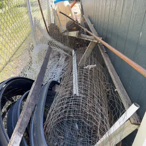 Garden Tools and Fencing Materials Lot