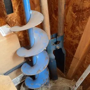 Manual Ice Auger and Post Hole Diggers Lot
