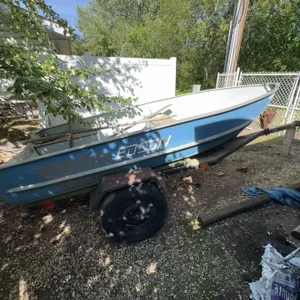 Edison Rover 12 Aluminum Boat with Trailer