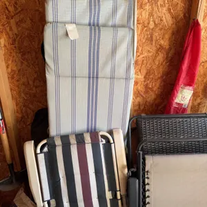Foldable Outdoor and Lawn Chairs - Mixed Materials